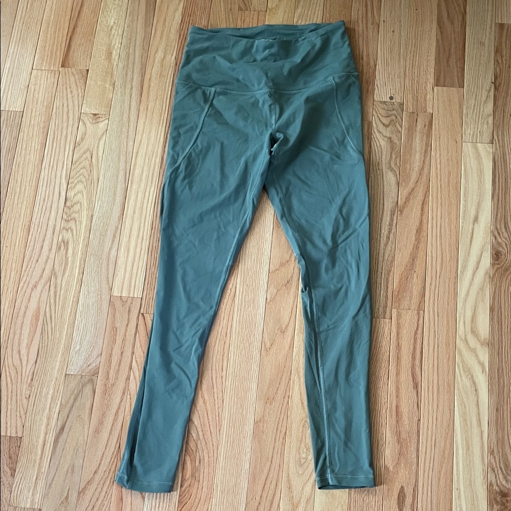 Victoria's Secret Sport Knockout Leggings Womens Small Green Pilates Athletic